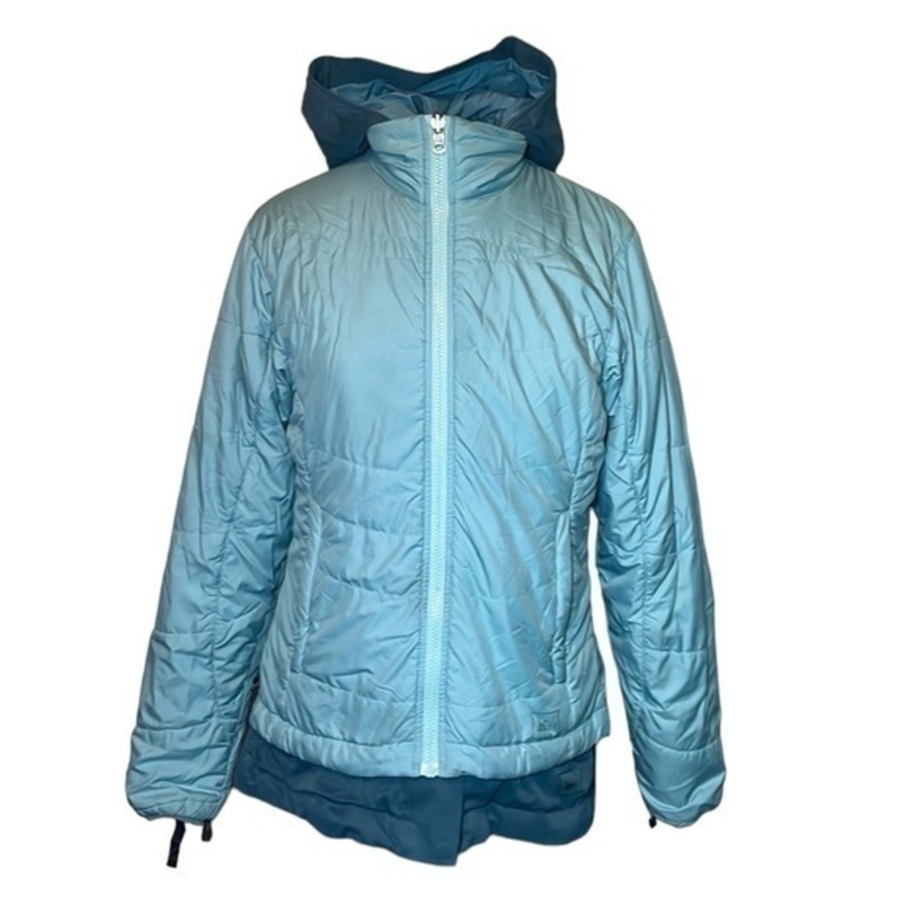 Rei winter coat, womens size small, color is blue